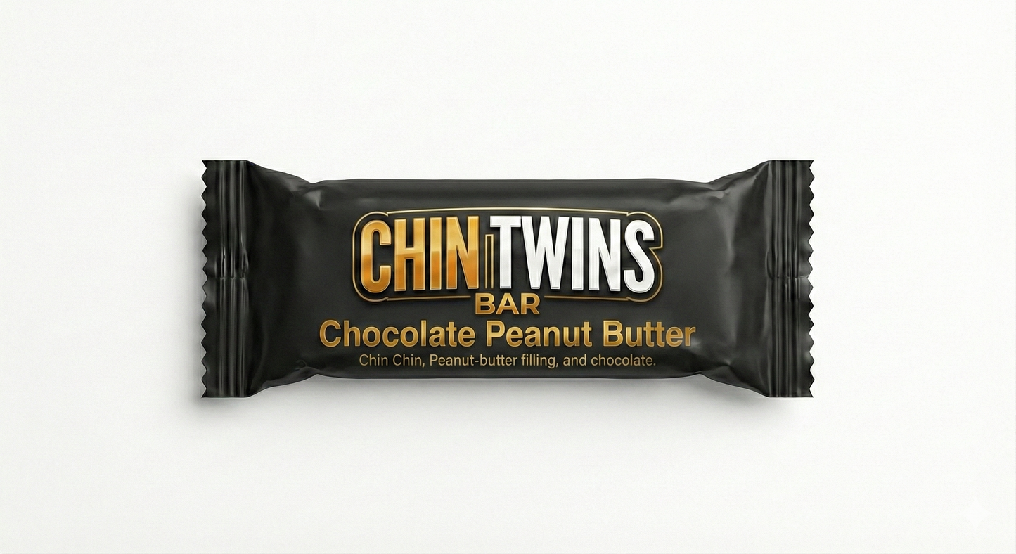Chin Twins Chocolate Peanut Butter Bar